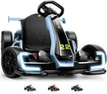 24V Kids Electric Drift Go Kart Car with Adjustable Seat,  300W 2 Speed Motor
