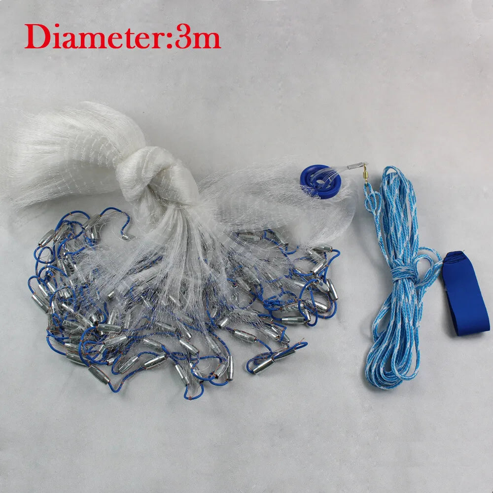 Saltwater Fishing Cast Net, Easy Throw