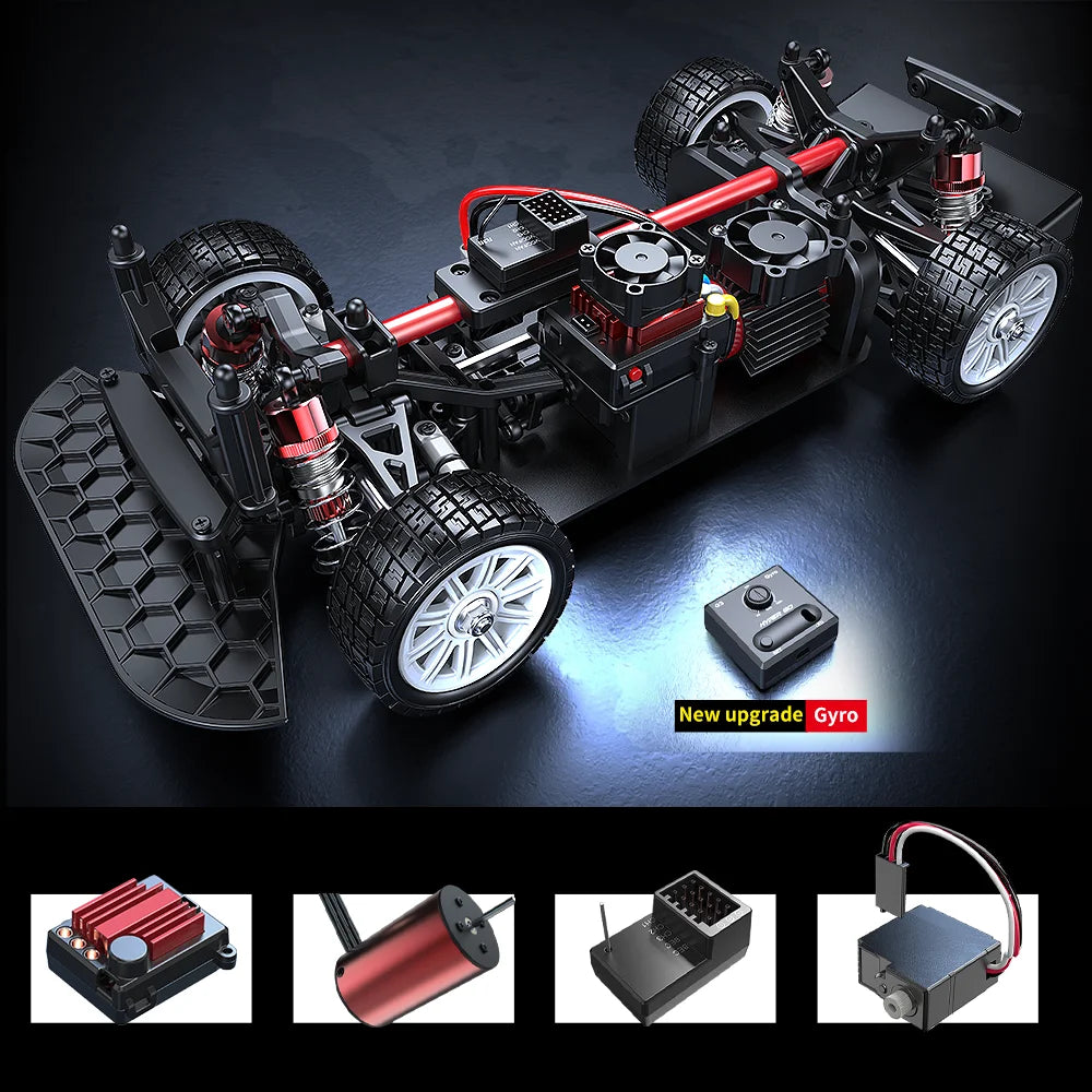 1/14 MJX 14303 Rc Drift Car 2.4G High Speed Drift Rally Truck Hyper Go Brushless RC Cars for Adults for Kids Toys