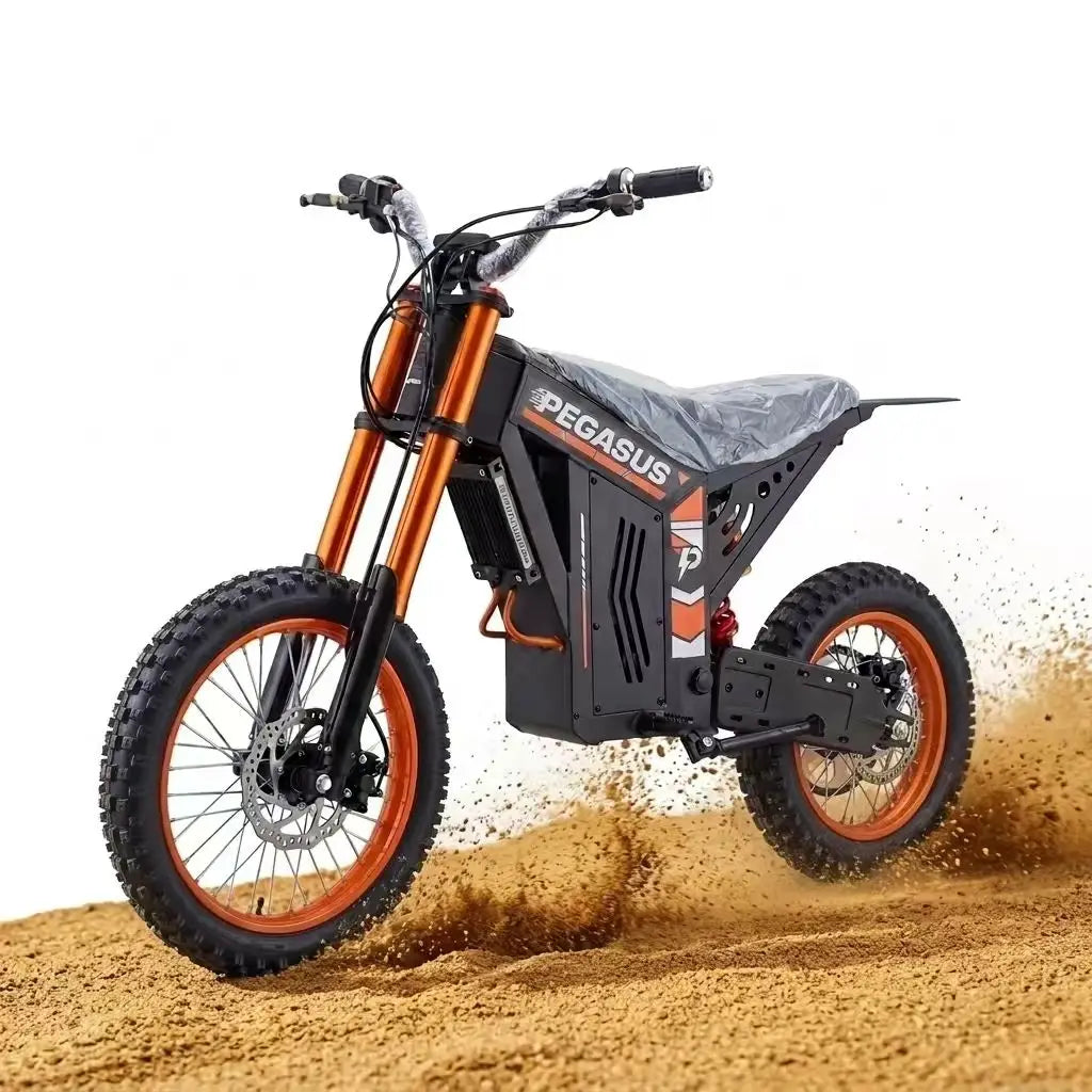 E Motorcycle   Aluminum Alloy Dirt Bike  Fat Tire Off-road New Energy