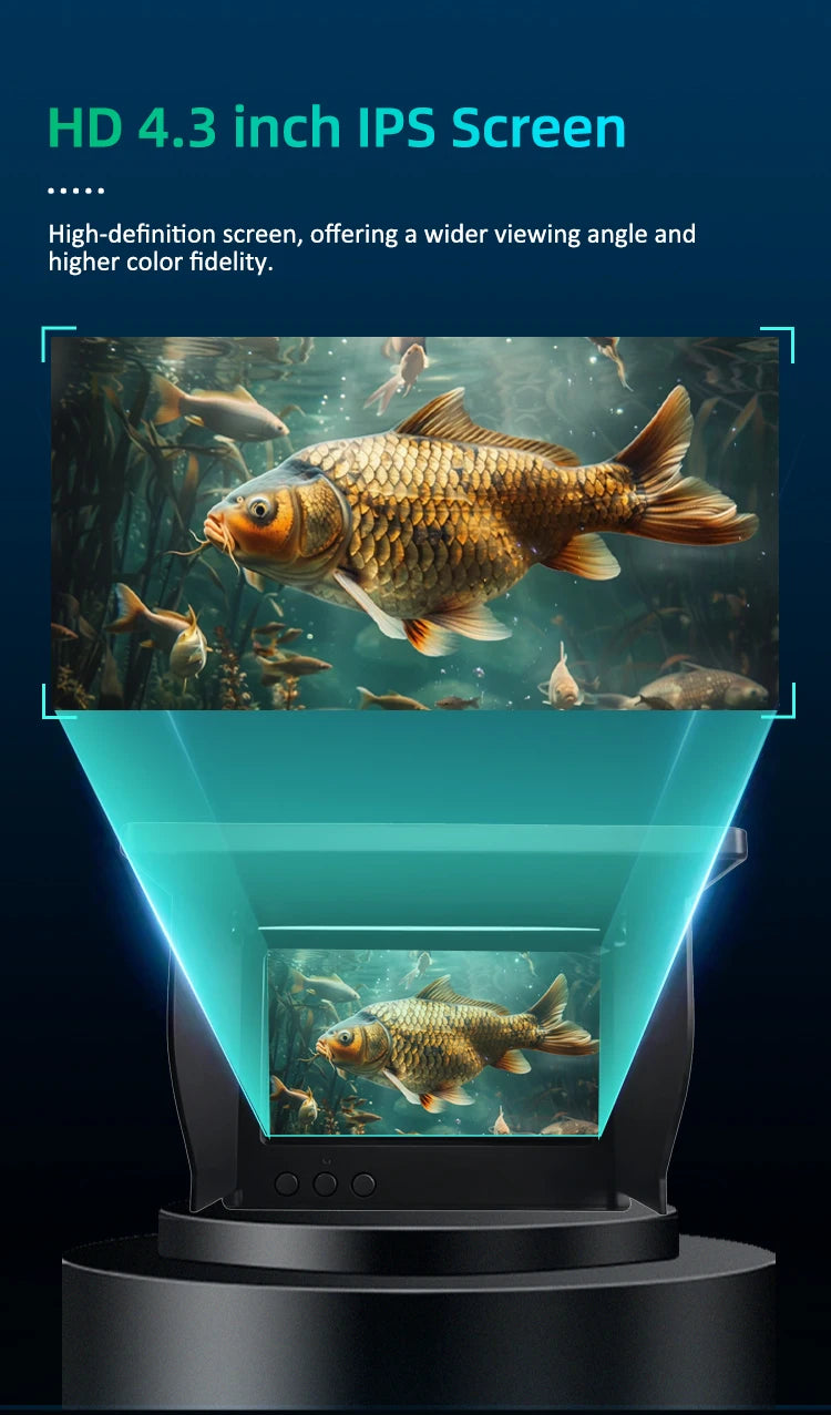 Handheld Fishing Underwater Depth Finder With Camera and Night Vision