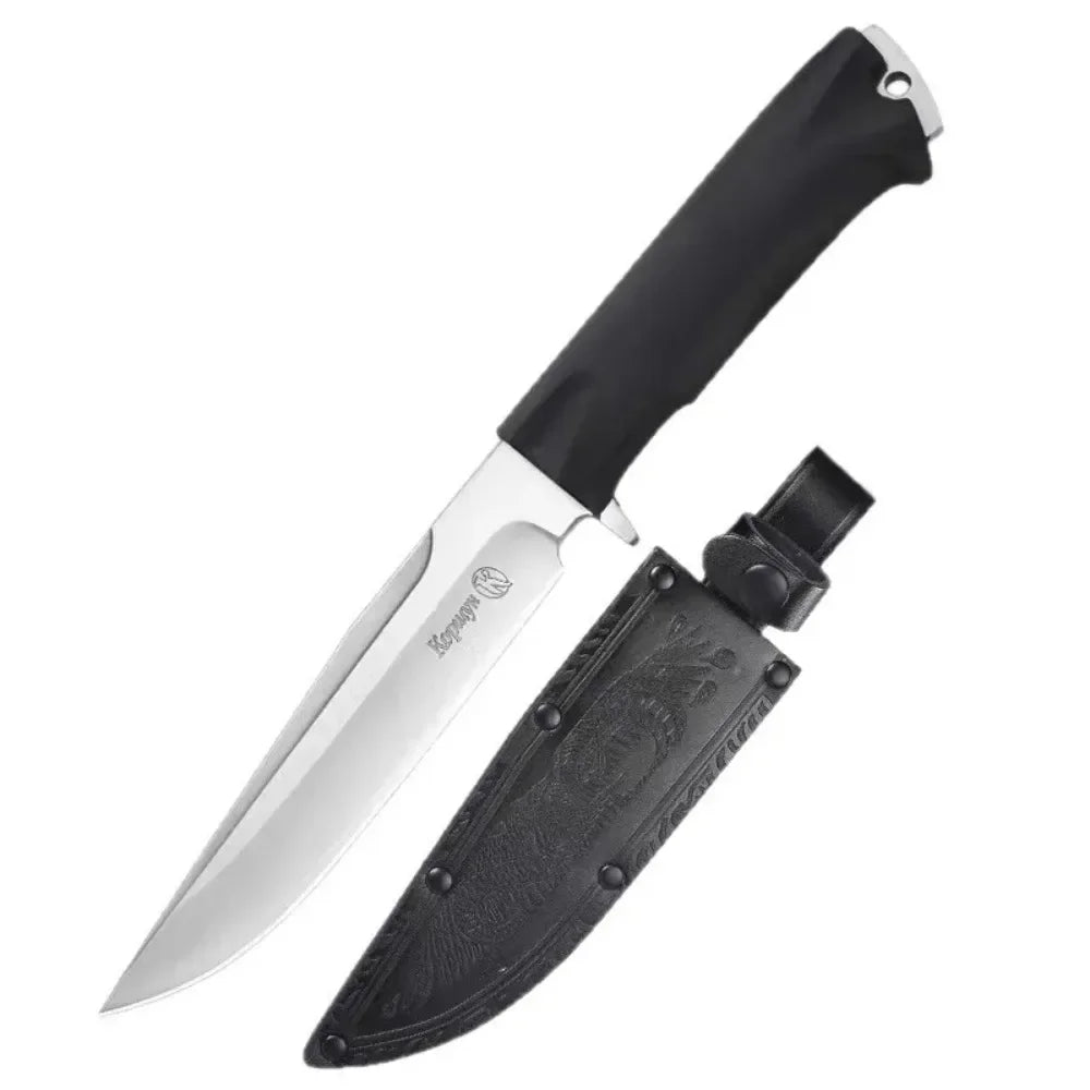 First Model Multi-functional Anti-slip Tactical Straight Knife with D2 Steel Blade