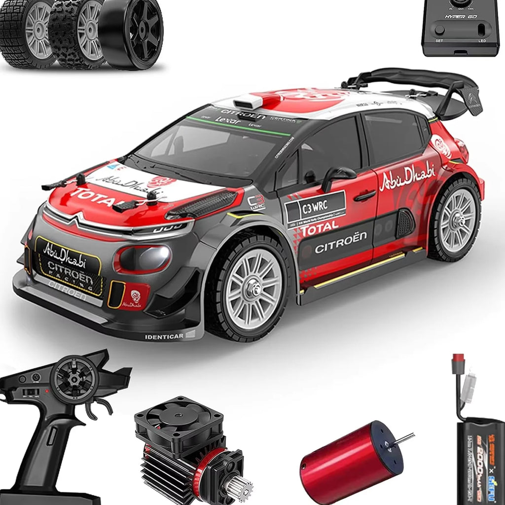 1/14 MJX 14303 Rc Drift Car 2.4G High Speed Drift Rally Truck Hyper Go Brushless RC Cars for Adults for Kids Toys