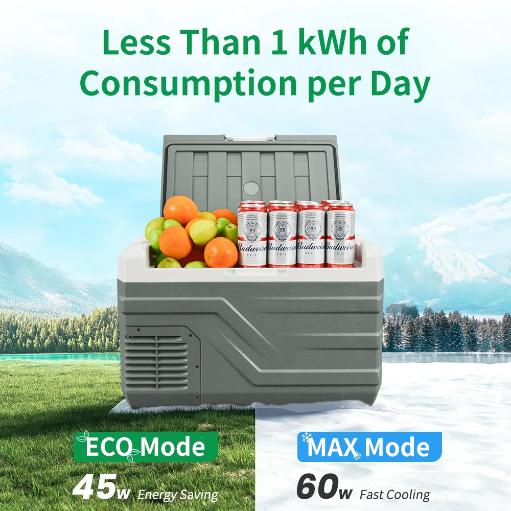 Alpicool, Car Refrigerator 12V Compressor Fridge Freezer AC Portable Cooler