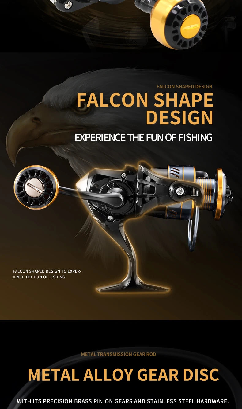 NX High Speed Metal Spinning Fishing Reel 10KG Max Drag
