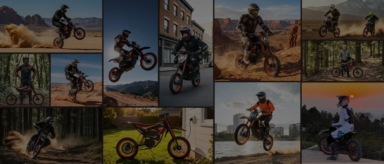 Electric Dirt Bike 4500W Peak Motorcycle 60V
