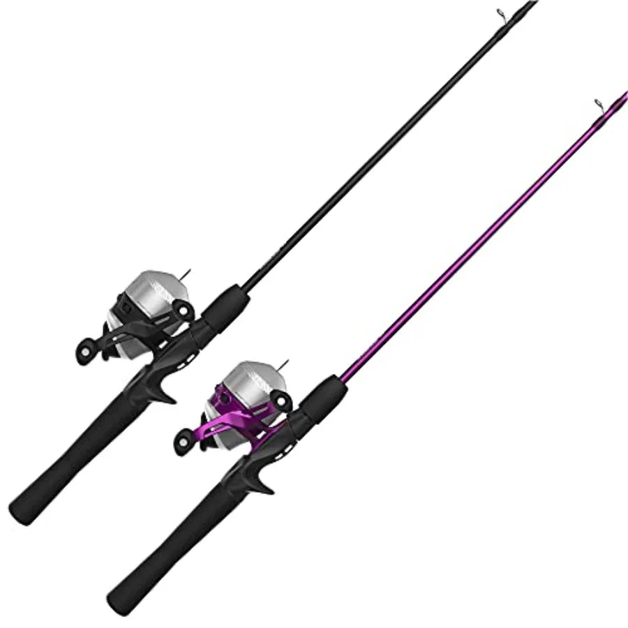 2Piece Fishing Rod Combo 5Foot 6Inch Durable Fiberglass Rod