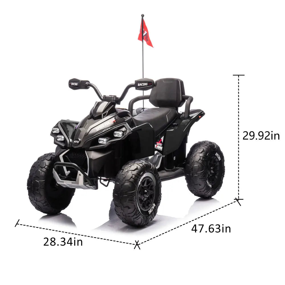 Power display  Four-wheel shock absorbed.  For Aged 3+