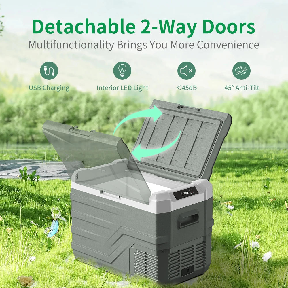 Alpicool, Car Refrigerator 12V Compressor Fridge Freezer AC Portable Cooler